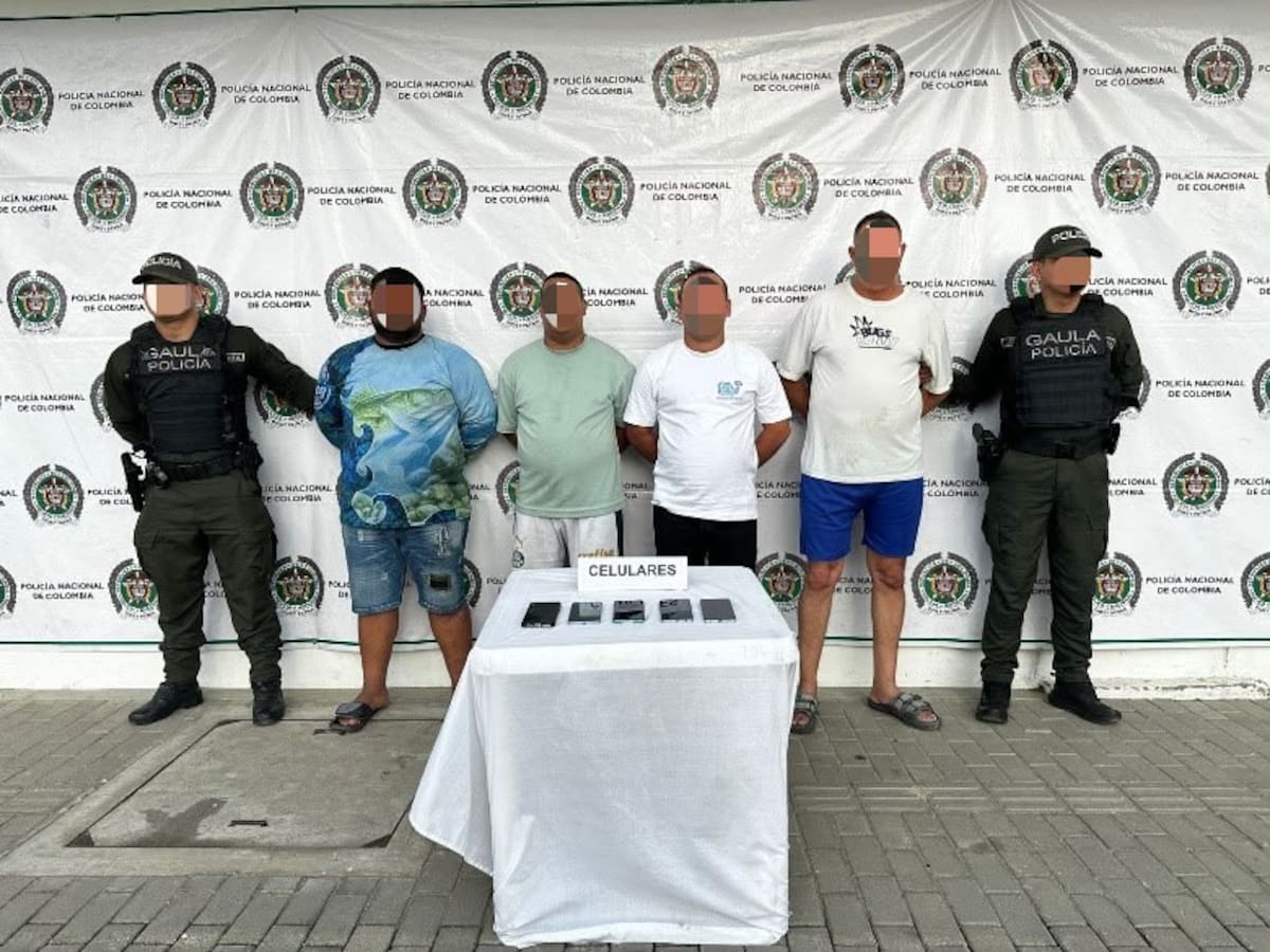 Capturadas cinco personas por extorsión en Santa Marta