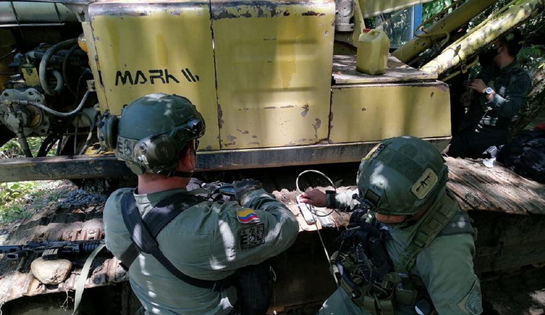 Operativo contra la minería ilegal