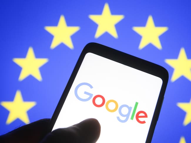 Ilustración de Google en la Unión Europea. 
(Foto: Pavlo Gonchar/SOPA Images/LightRocket via Getty Images)