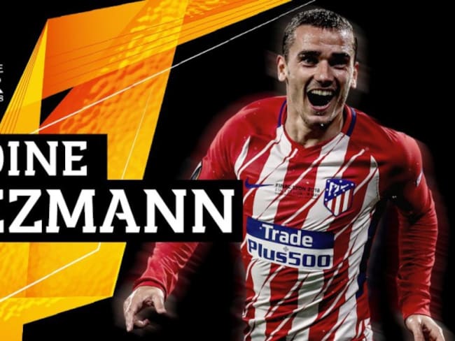 Antoine Griezmann, elegido mejor jugador de la Liga de Europa