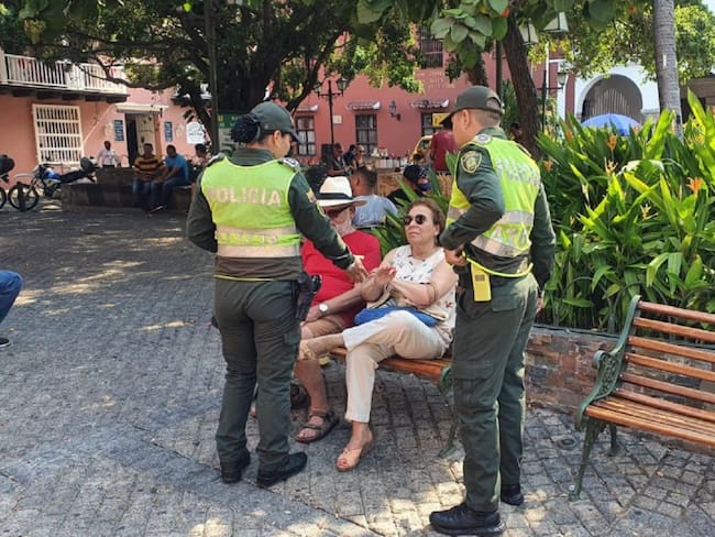 Campañas de seguridad buscan prevenir delitos en el centro de Cartagena