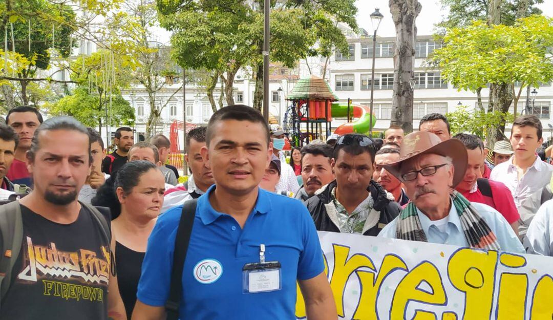 Habitantes de la zona del Volcán Machín 