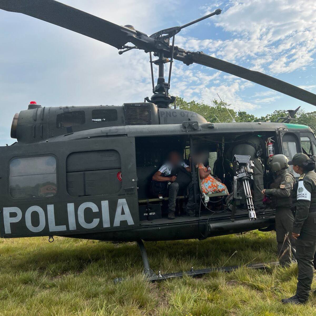 Un niño picado por una culebra y una embarazada fueron evacuados de El Bagre