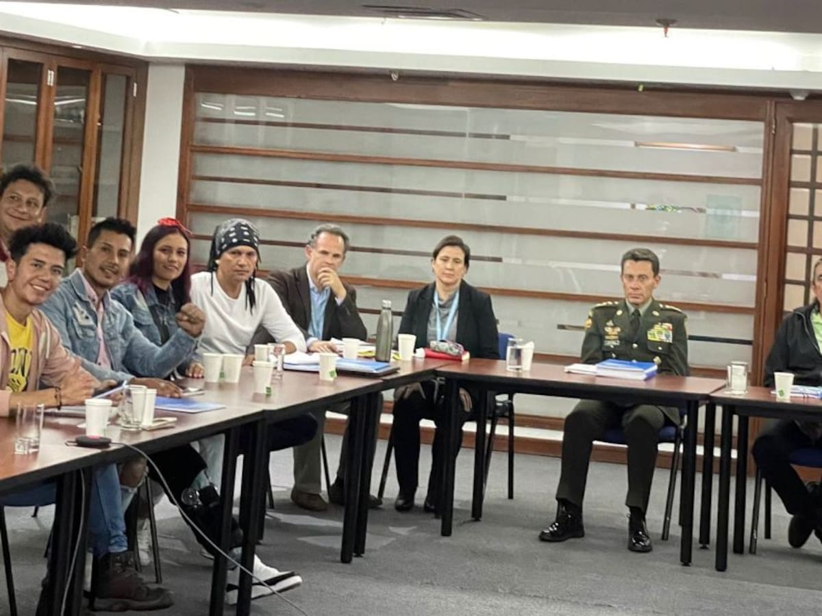 Director de la Policía se reunió con integrantes de la 'Primera Línea'