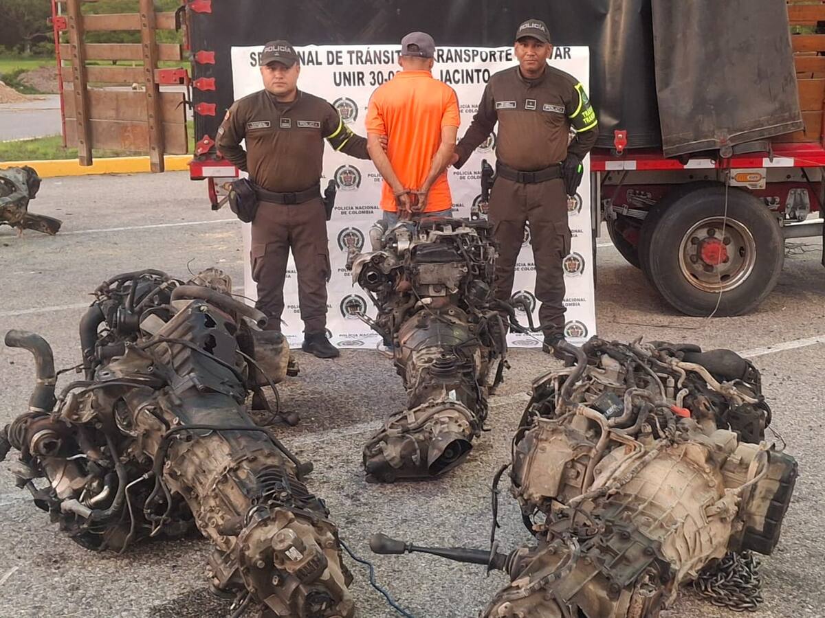 Recuperados motores robados de vehículos de alta gama que iban a ser comercializados en Cartagena