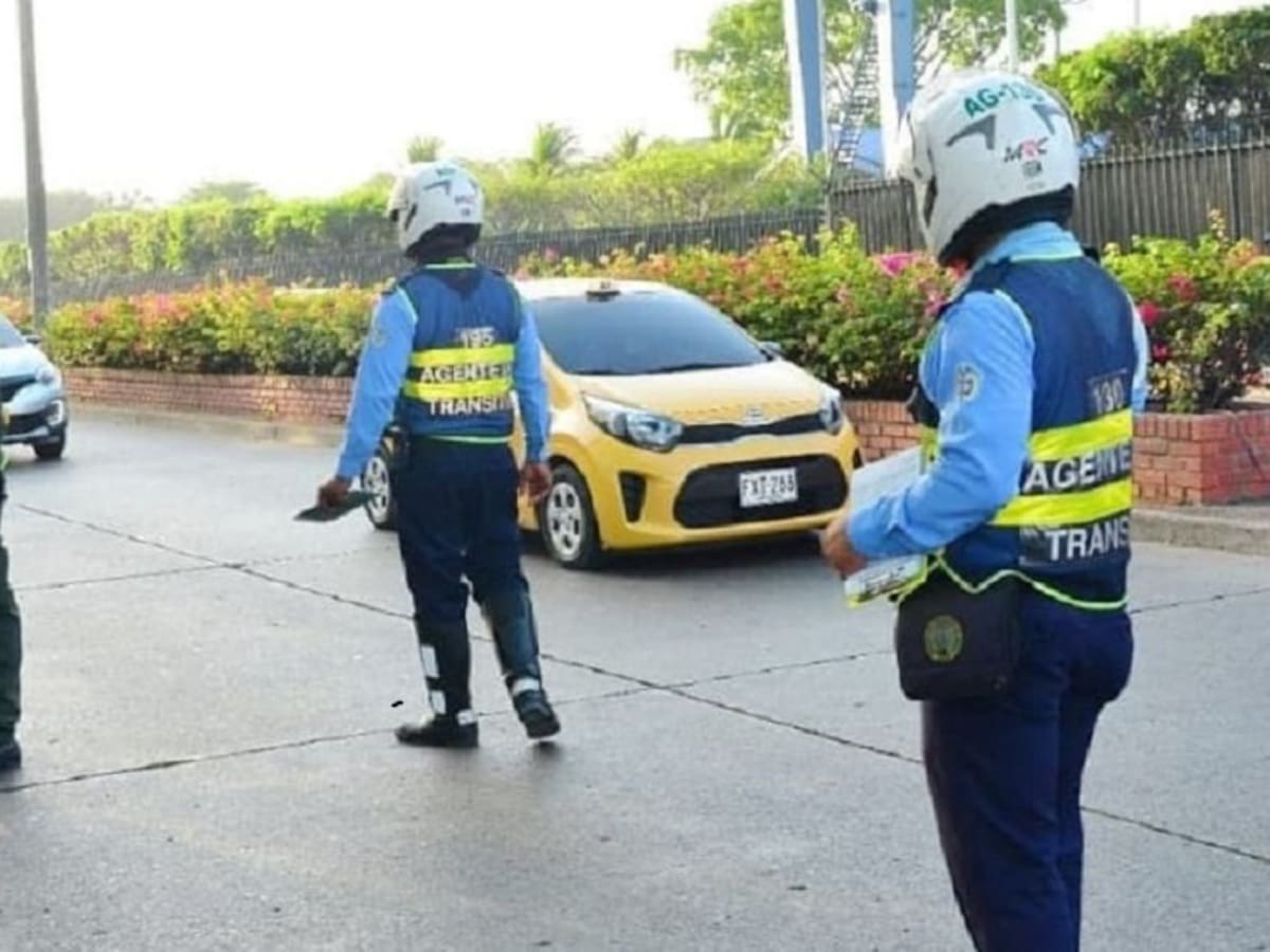 Agentes de tránsito en Cartagena sin servicio de radioteléfonos
