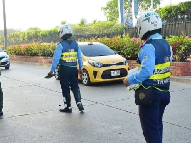 Agentes de tránsito en Cartagena sin servicio de radioteléfonos