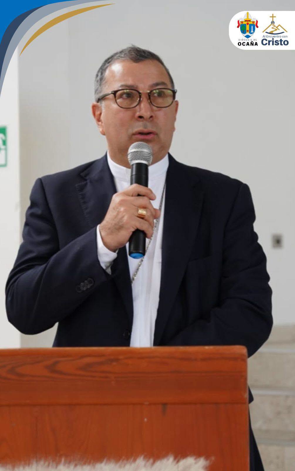 Monseñor Orlando Olave, obispo de la Diócesis de Ocaña. Foto: Diócesis de Ocaña.
