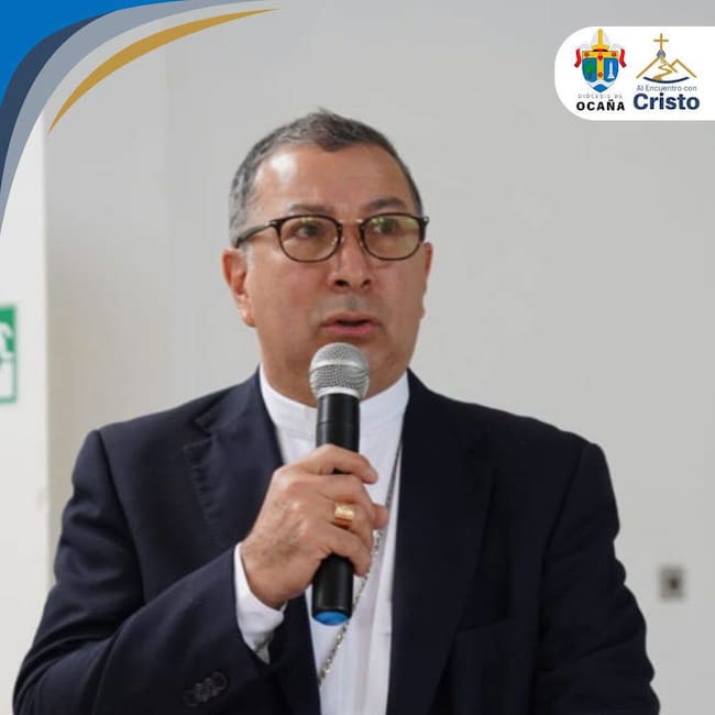 Monseñor Orlando Olave, obispo de la Diócesis de Ocaña. Foto: Diócesis de Ocaña.