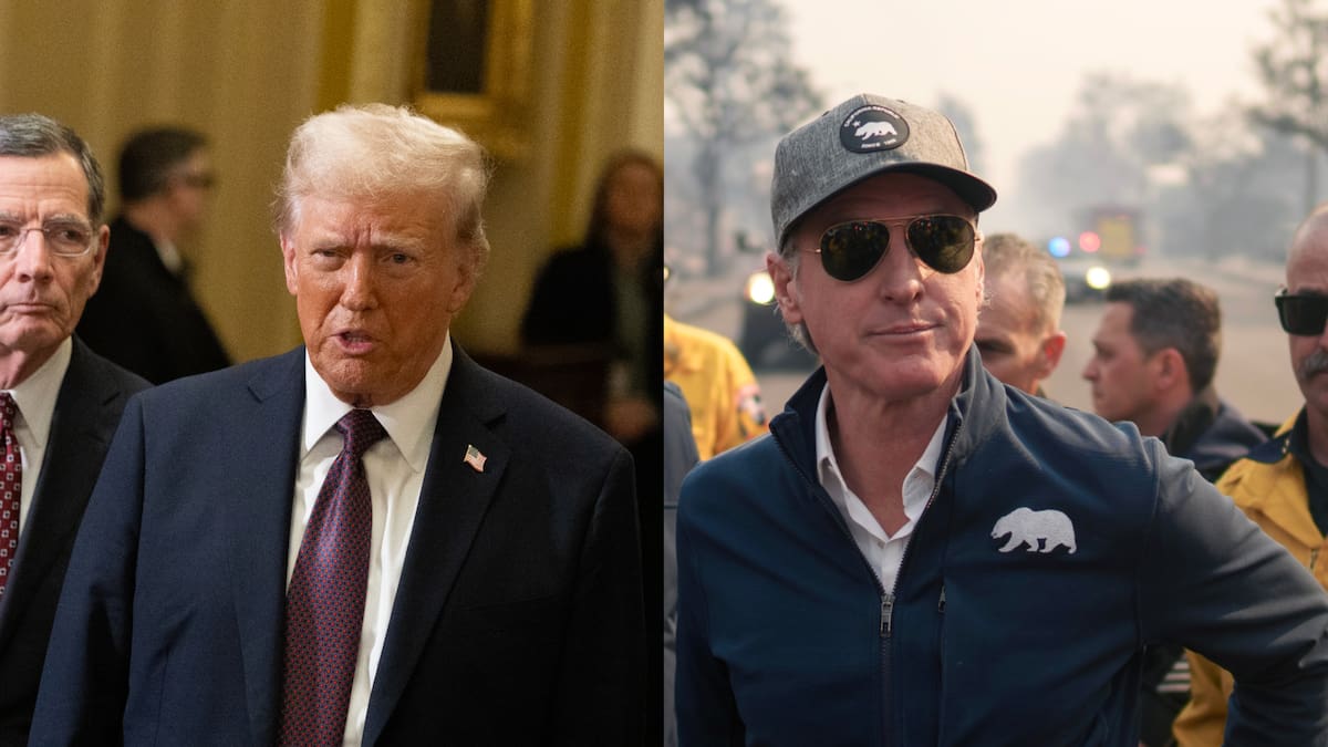 Trump asegura que el gobernador de California debería ser arrestado por disturbios en Los Ángeles