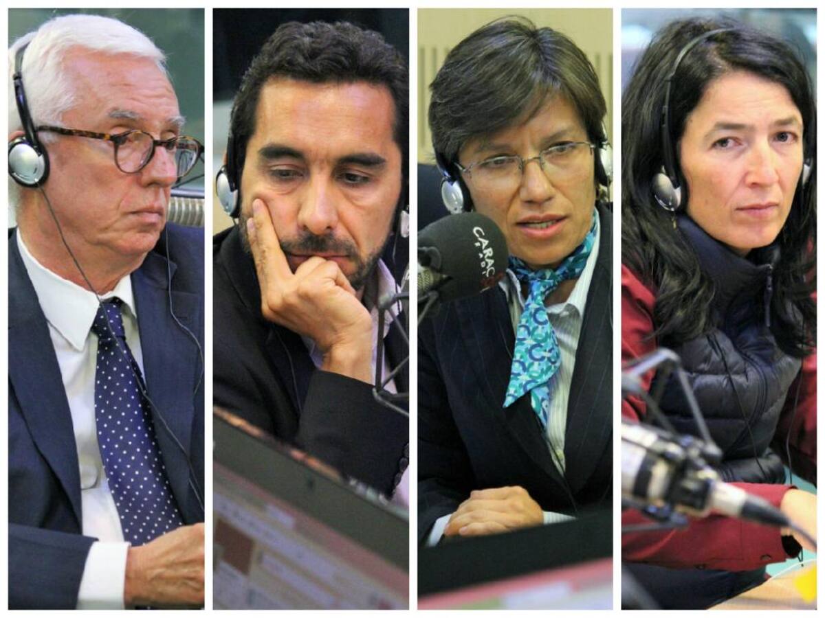 Panelistas en Hora 20