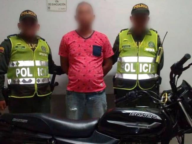 Recuperan motocicleta hurtada en Cartagena que había sido regrabada