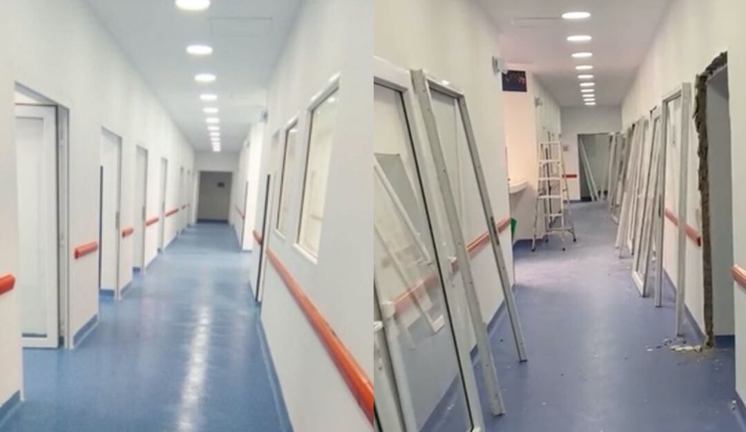 Hospital de Pivijay, antes y después