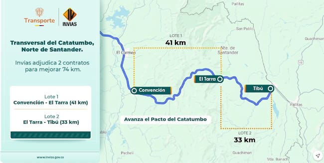 Un billón de pesos para la conectividad entre Norte de Santander y Arauca. / Foto: Invías.