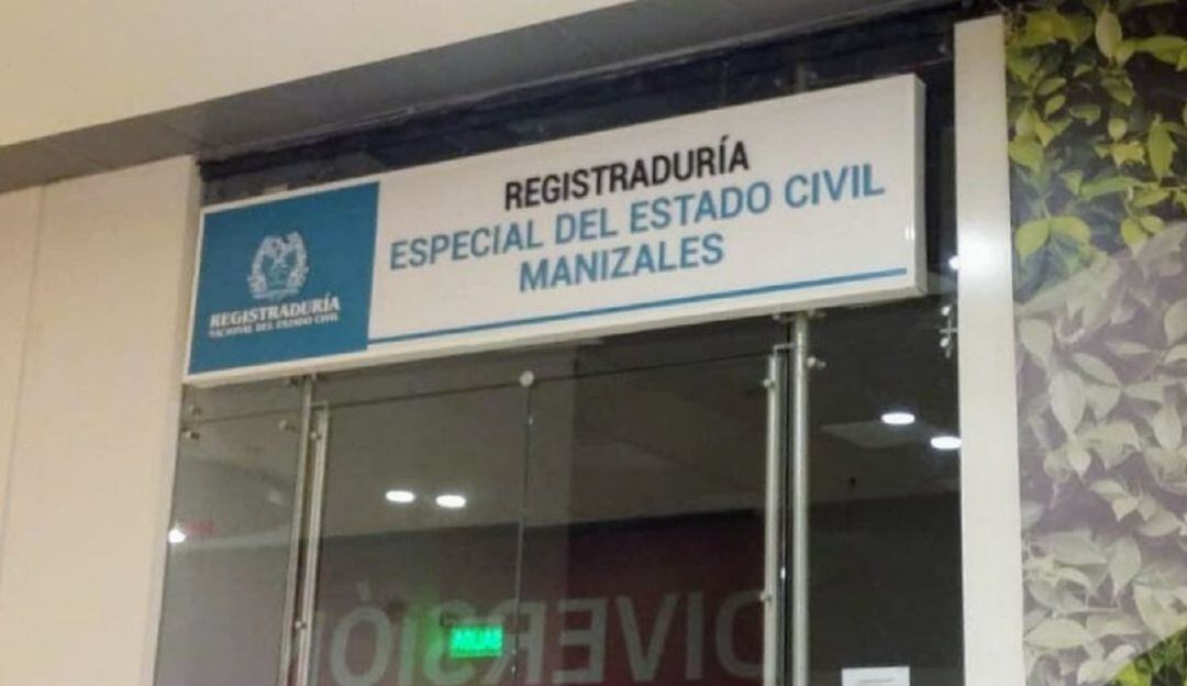 Sede de la Registraduría en Manizales