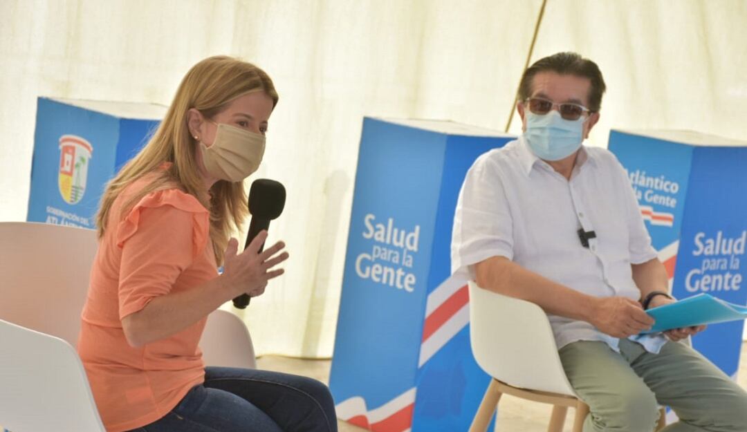 Ministro de Salud, Fernando Ruiz, en su visita a Barranquilla