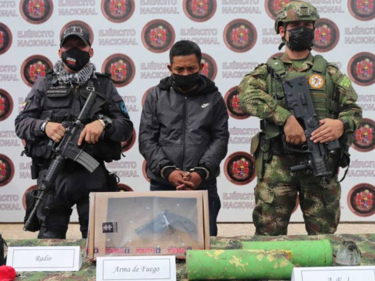 En Risaralda fue capturado un presunto intregante del ELN