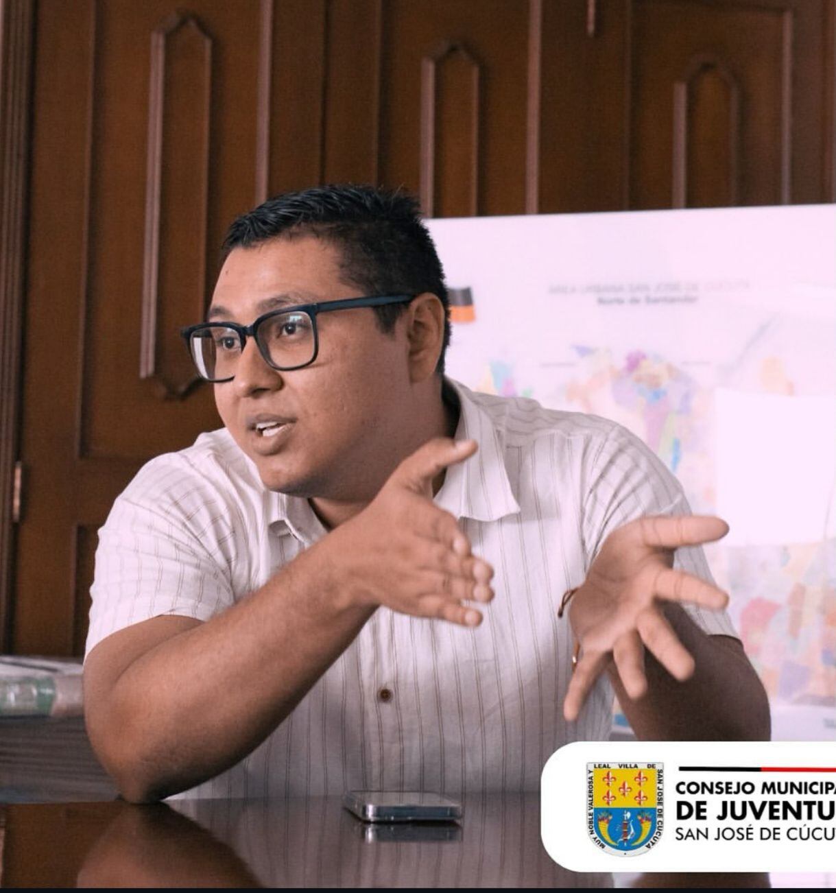 André Méndez, consejero de juventud.