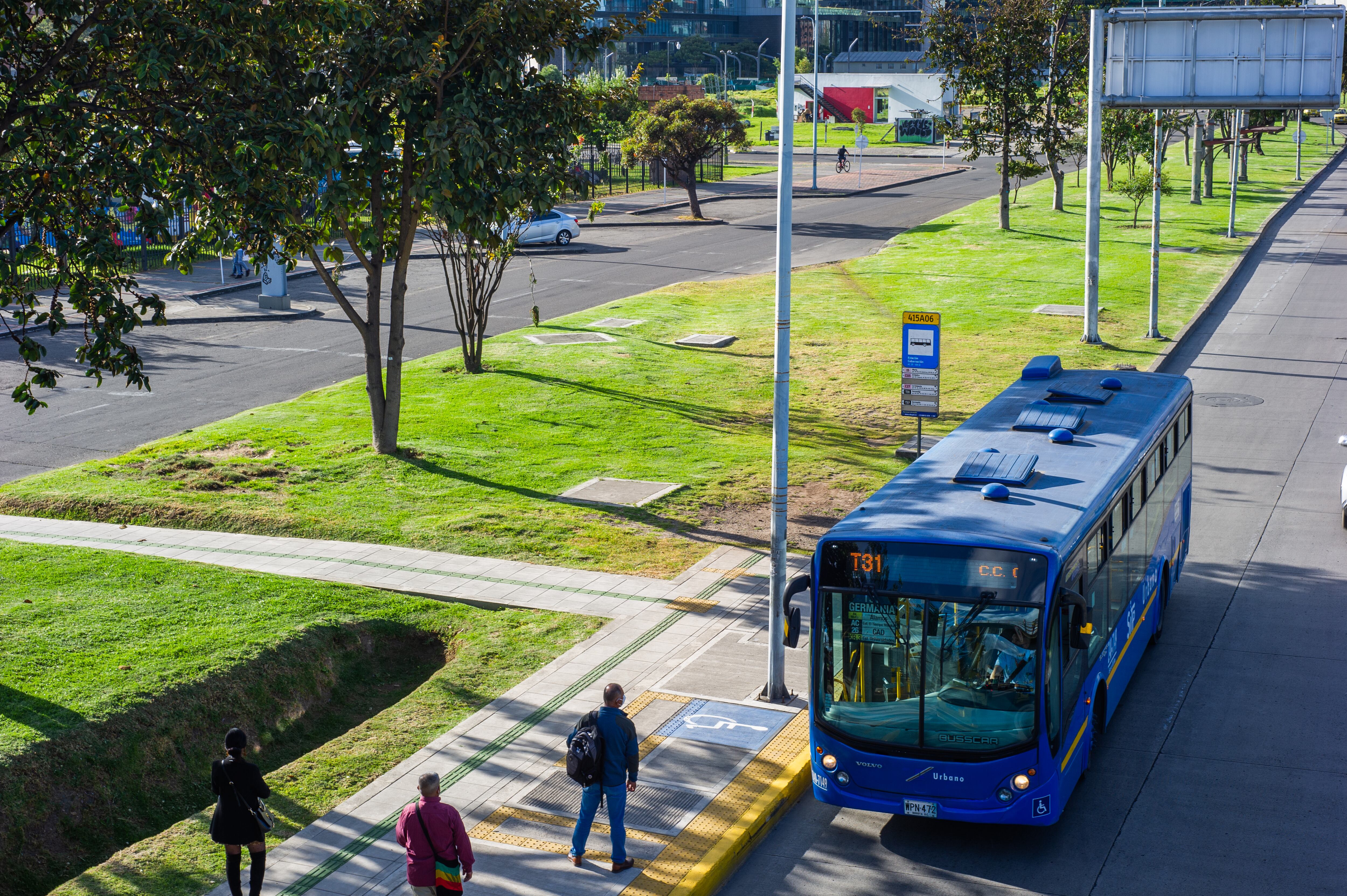 Transmilenio SITP Parque Metropolitano Simón Bolívar. Foto: Sebastian Barros/NurPhoto via Getty Images.