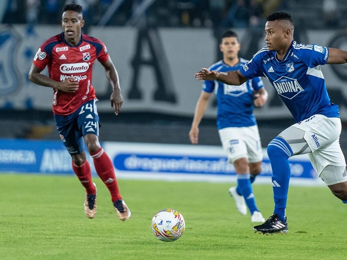 Millonarios remonta ante Medellín y sigue líder de la Liga Colombiana