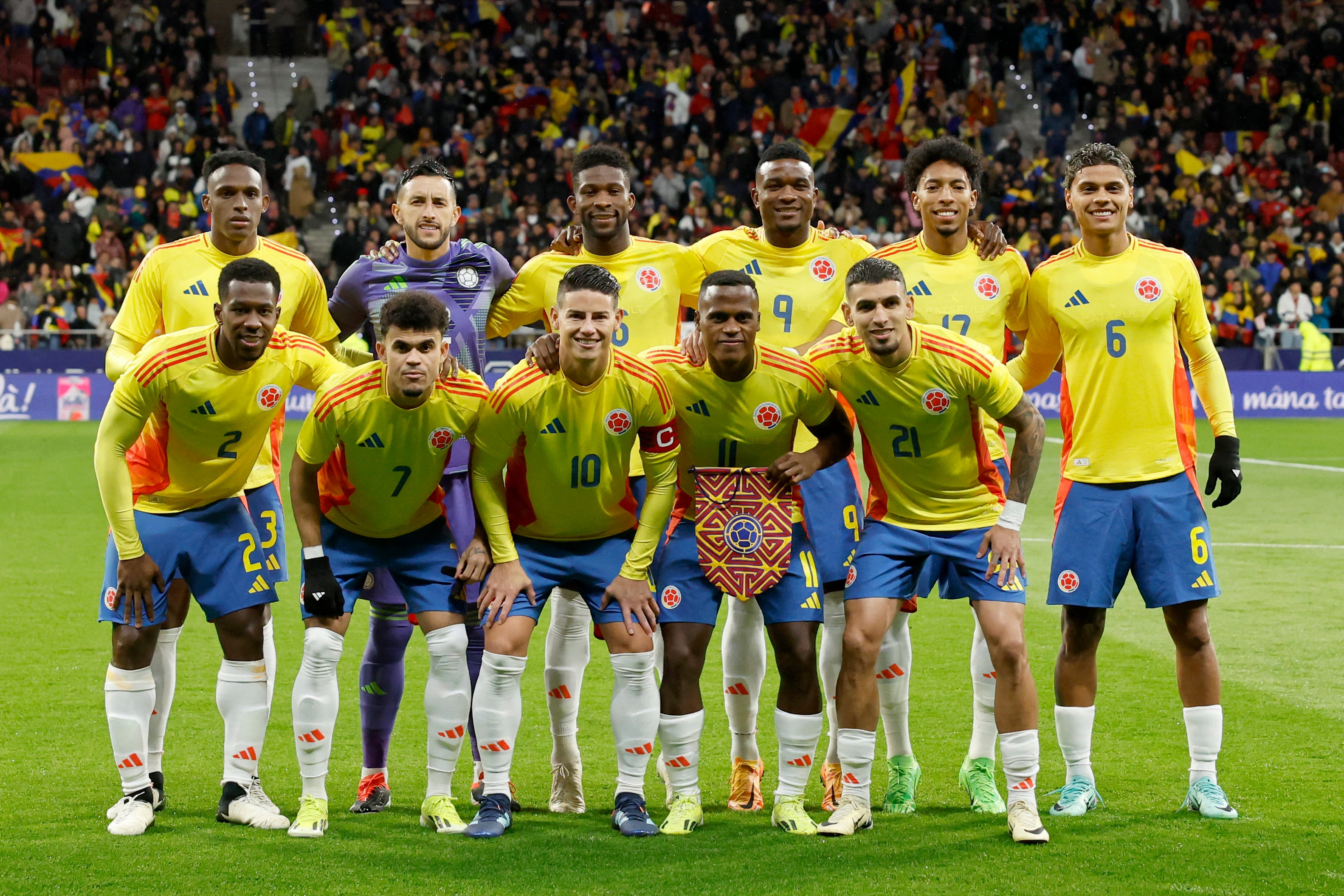 ¿A qué hora juega la Selección Colombia este martes? Hora Venezuela vs. Colombia eliminatorias 2026. (Photo by OSCAR DEL POZO / AFP) (Photo by OSCAR DEL POZO/AFP via Getty Images)