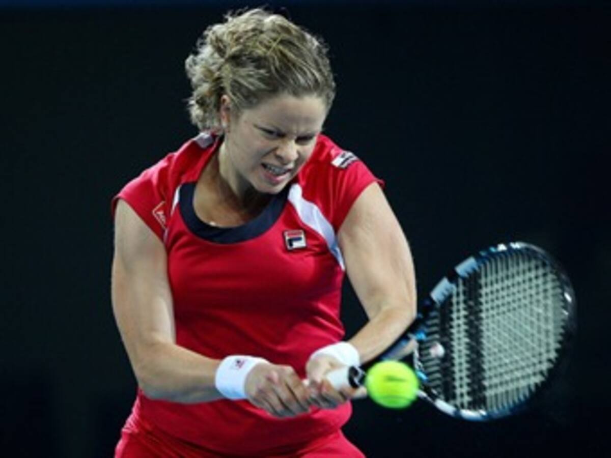 Kim Clijsters se lesionó y estará un mes por fuera de las canchas