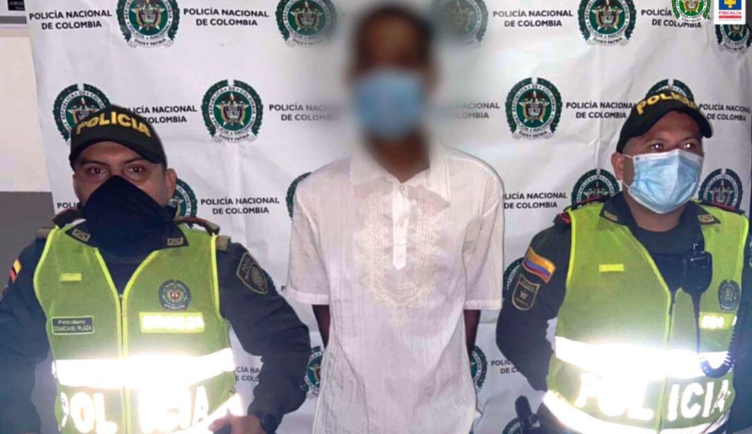 El procesado fue capturado por la Policía Nacional el 20 de mayo en el barrio Bocagrande de la capital de Bolívar