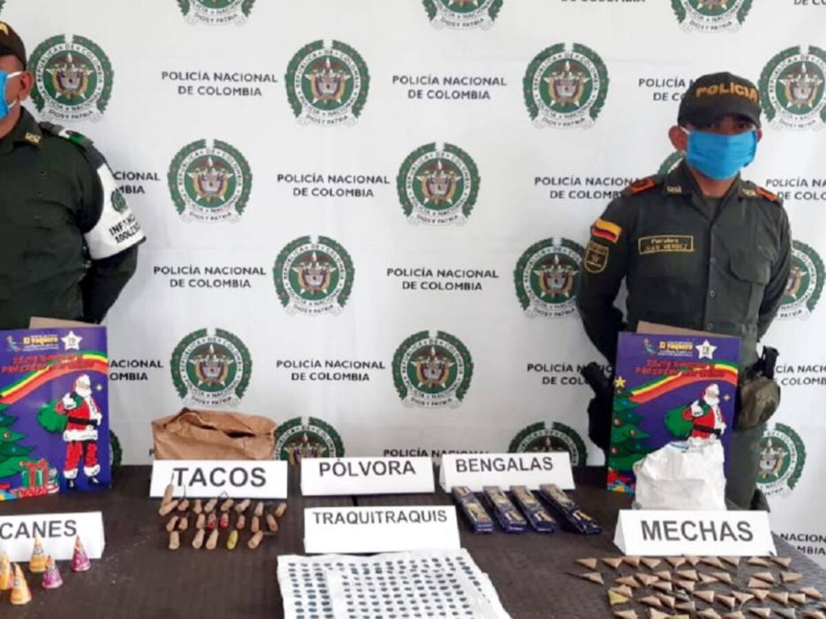 Incautan pólvora en Río Viejo y María La Baja, Bolívar