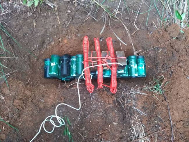 Desactivan 58 minas antipersona en Dabeiba