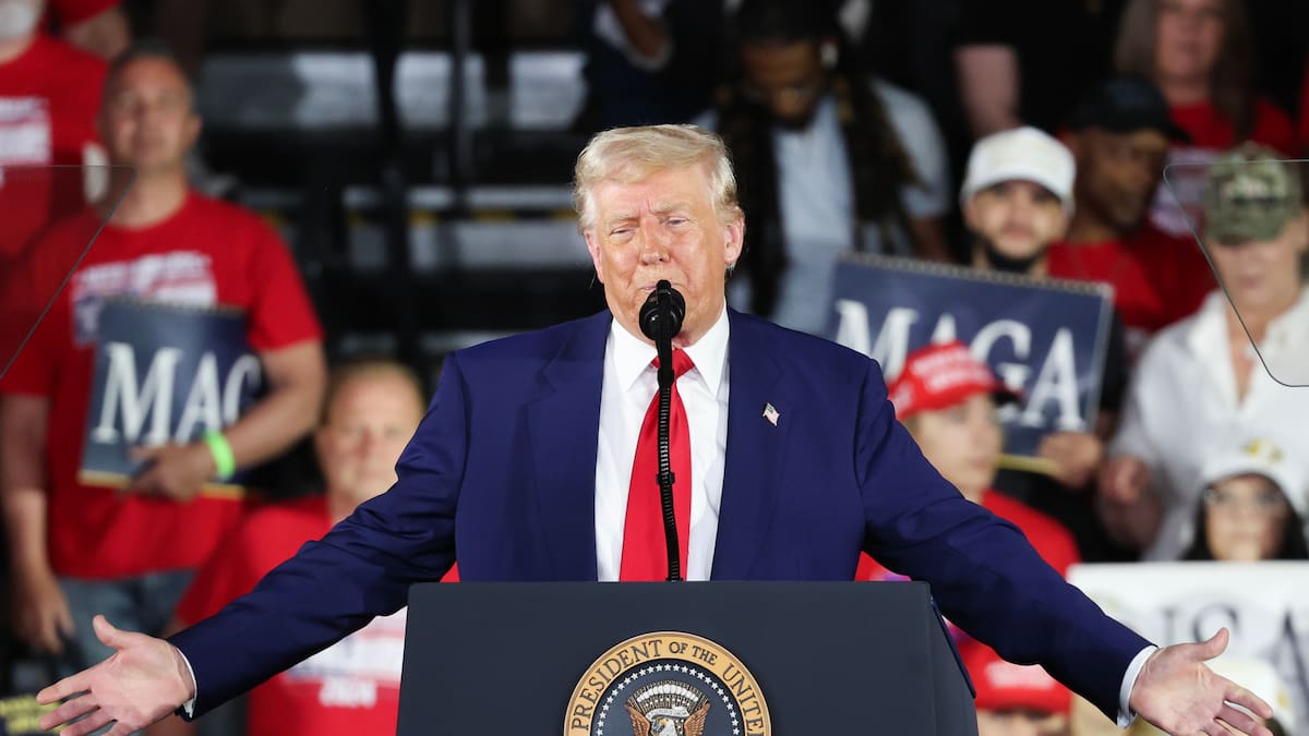 Trump festeja primeros 100 días asegurando que “hasta ahora estamos empezando”
