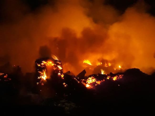 Incendio en trapiche de Riosucio, Caldas