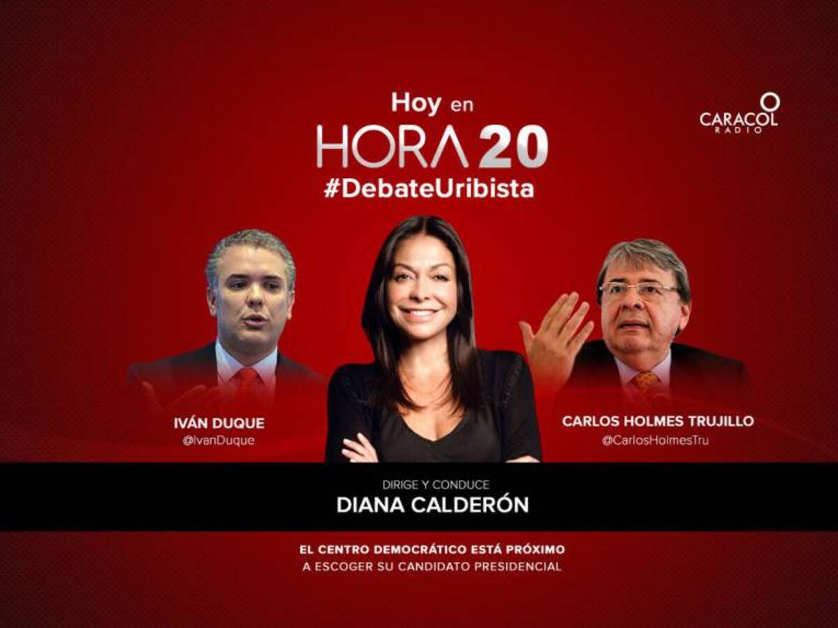 Hora 20 debate con los precandidatos del uribismo