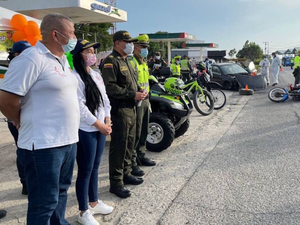 Lanzan campaña para prevenir accidentes en vías de Santa Marta