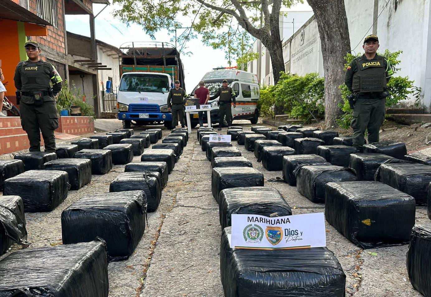 Tenia como destino el centro del país. Foto Policía Metropolitana Neiva.