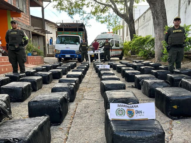 Tenia como destino el centro del país. Foto Policía Metropolitana Neiva.