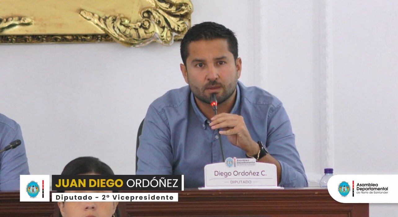 Juan Diego Ordóñez, diputado de Norte de Santander. / Foto: @JuanDiegOrdz en X.