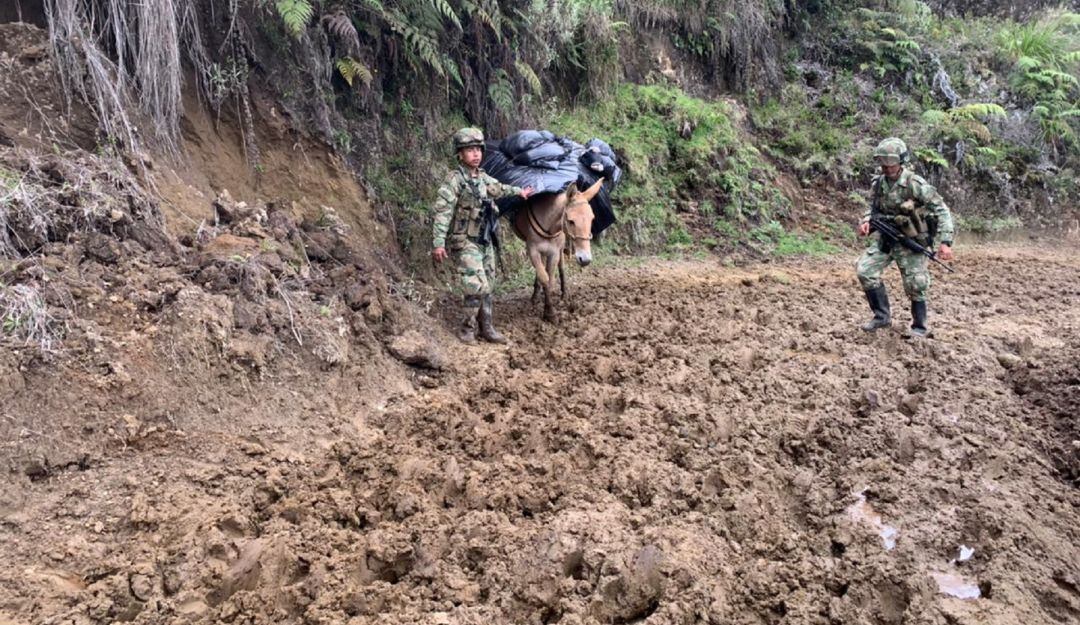 Tropas de la VI Brigada del Ejército en el Tolima