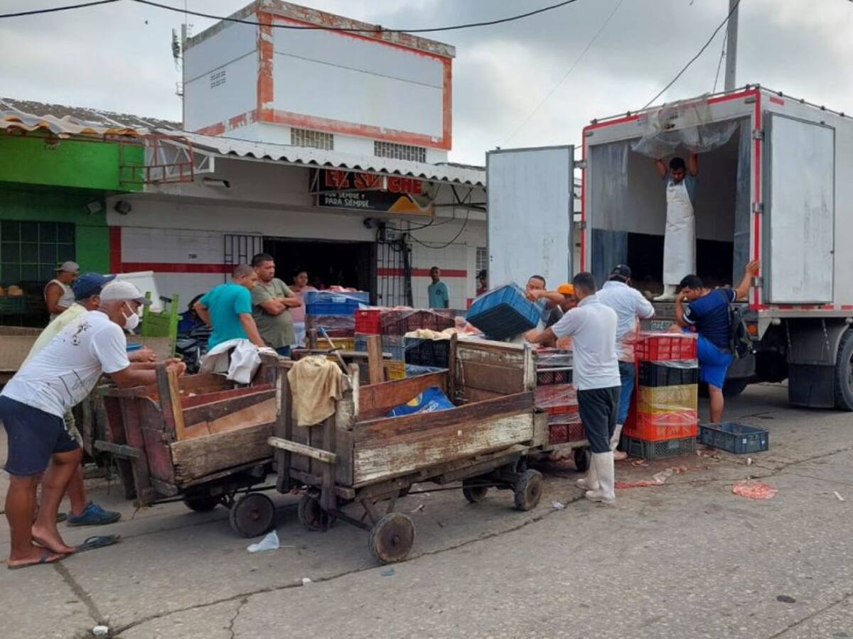 Reportan baja presencia de compradores en el mercado de Barranquilla