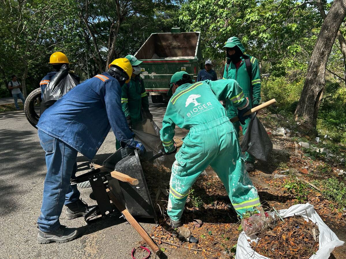 Bioger realizó jornada de recuperación en variante Mamonal– Troncal de Occidente