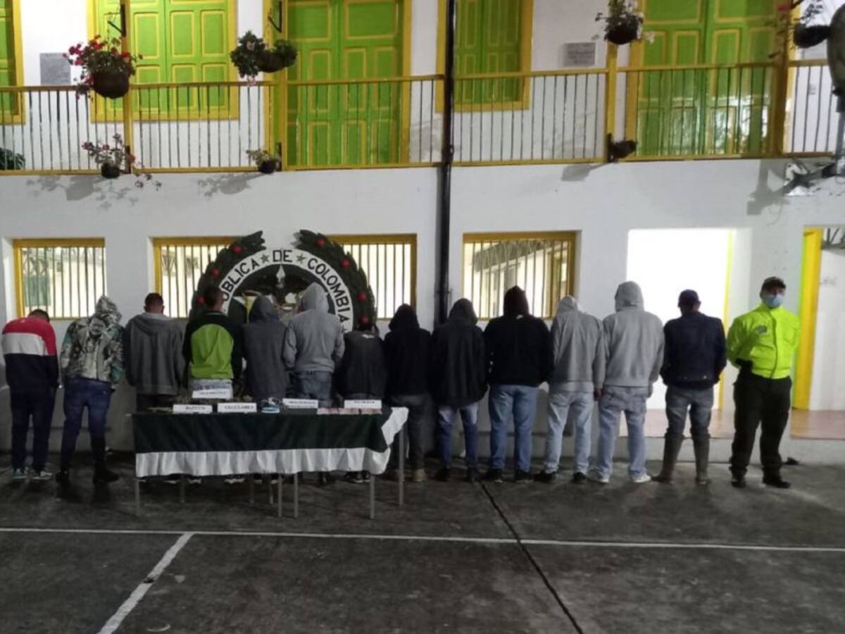 28 personas capturadas en Caldas por presunto microtráfico