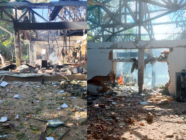 base del Ejército en Puerto Jordán, Arauca