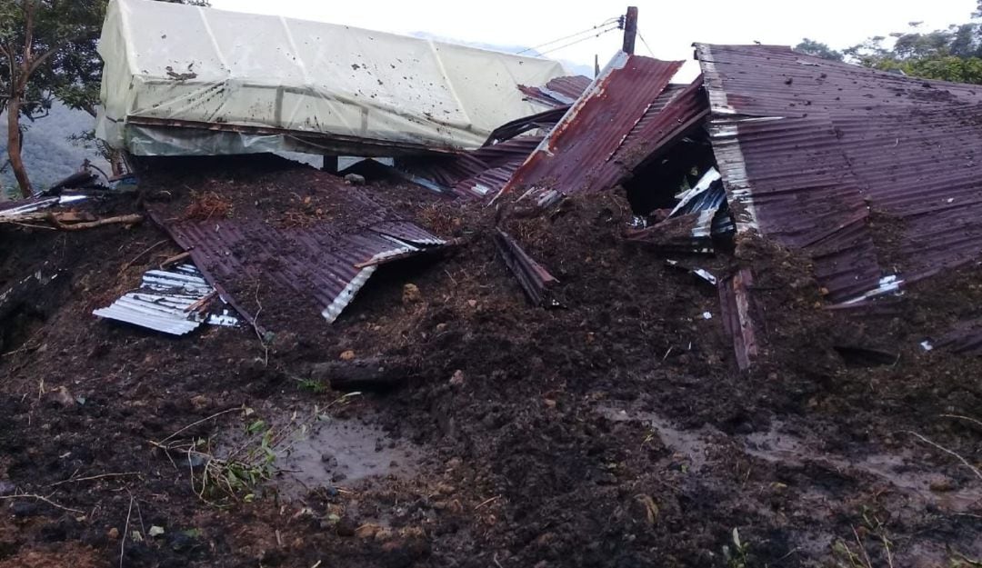 Afectaciones por las lluvias en Samaná, Caldas.