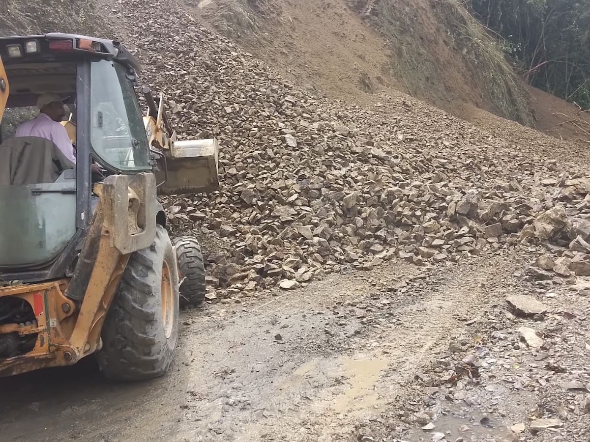 Las lluvias siguen originando varias afectaciones en las vías del departamento de Caldas