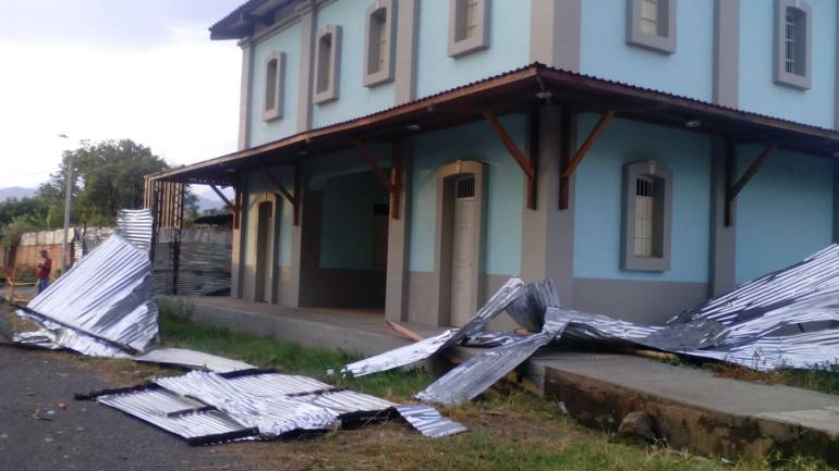 Los afectados se concentraron en el barrio nuevo Bosques de La Milagrosa.