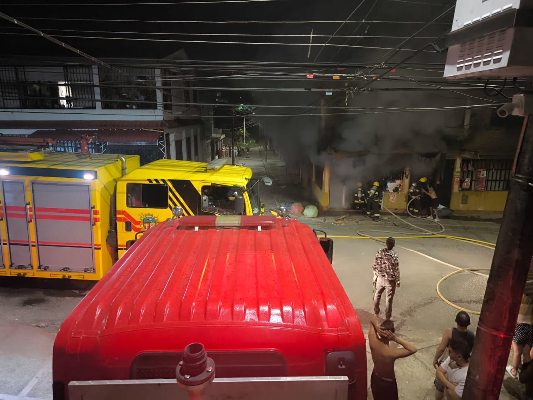 Incendio en un minimercado de Ibagué
