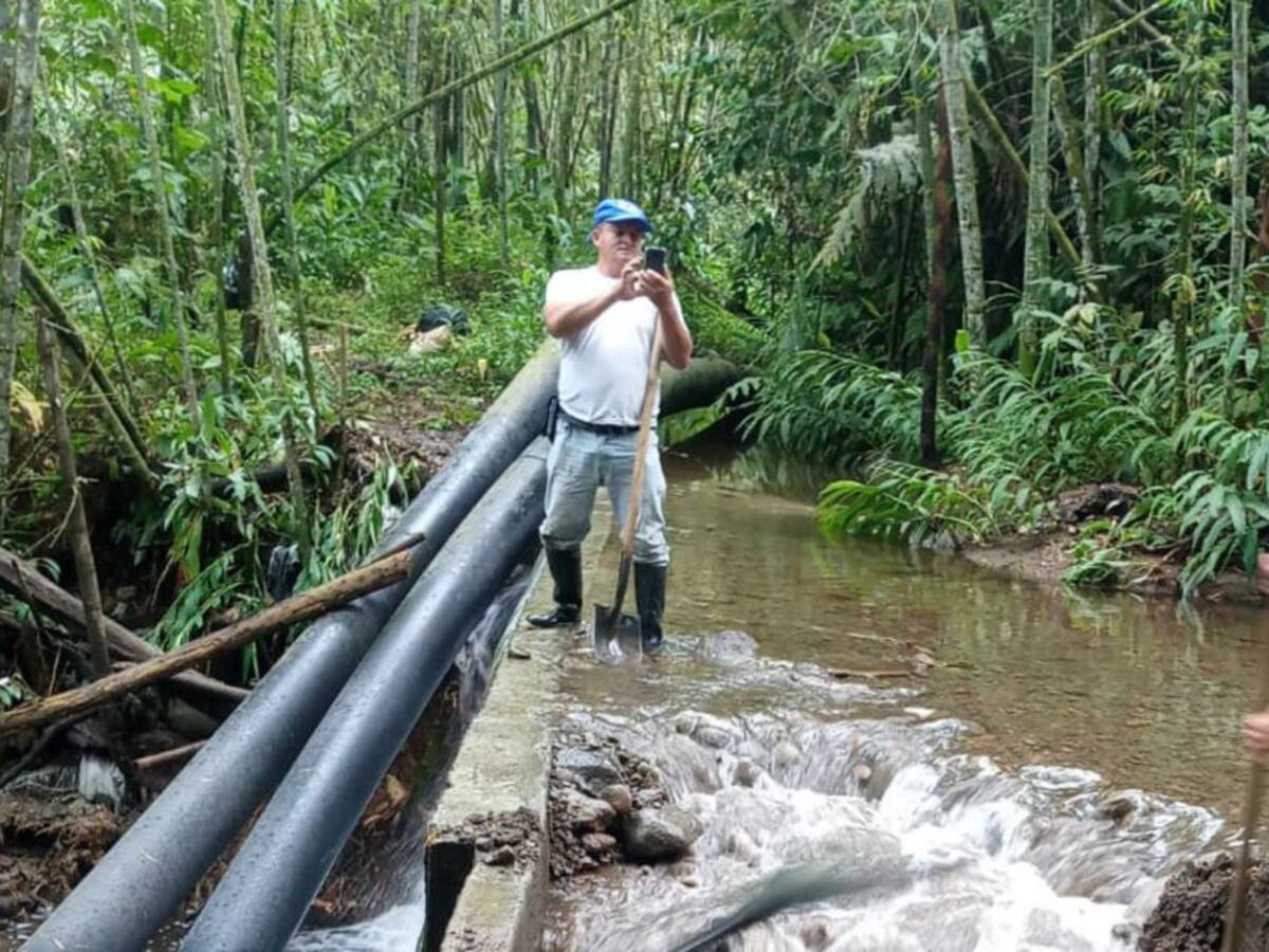 Servicio de agua en Montenegro fue restablecido