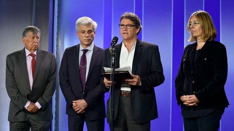 Equipo negociador del Gobierno en los diálogos con el Eln. Foto: Colprensa