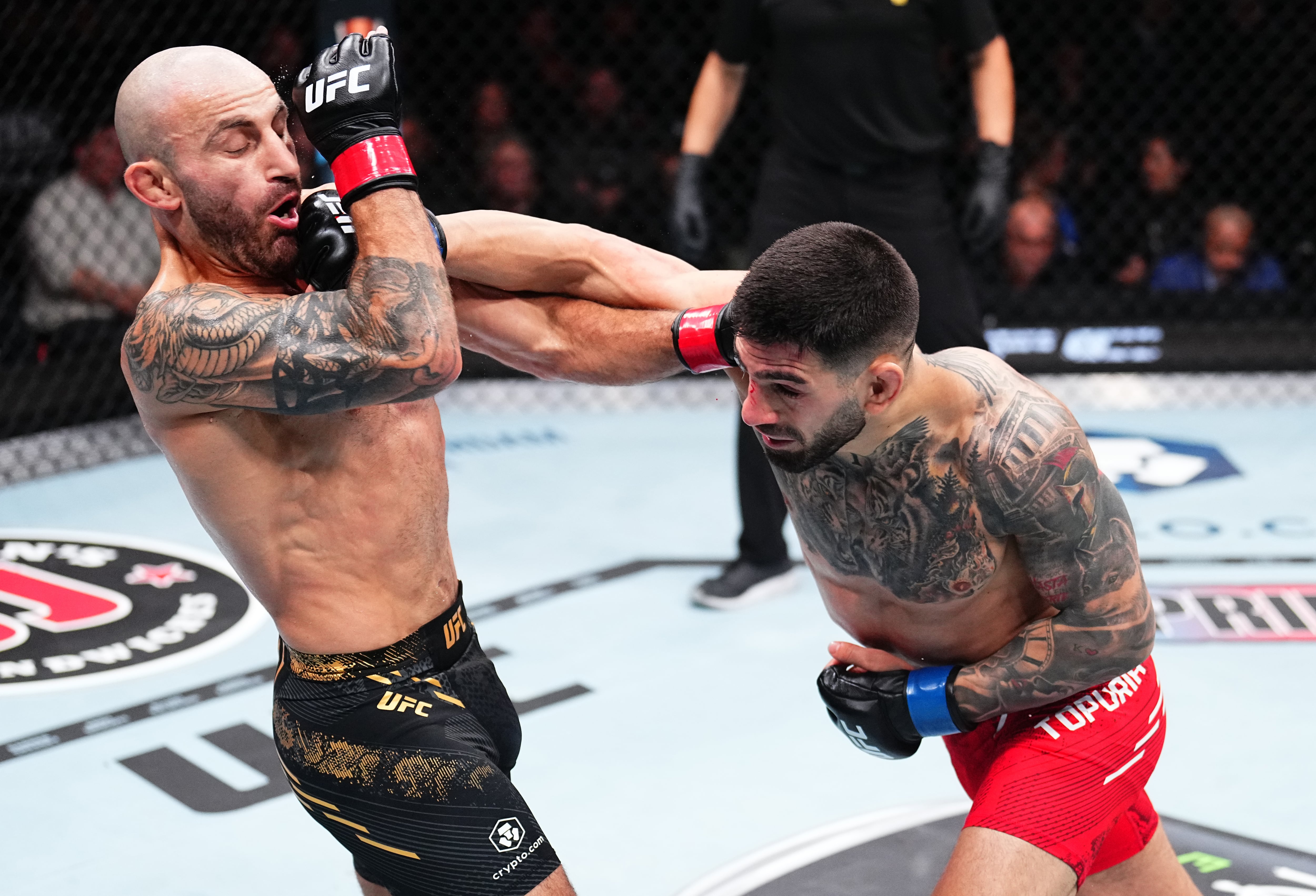 Volkanovski vs. Topuria. Foto: Getty Images.