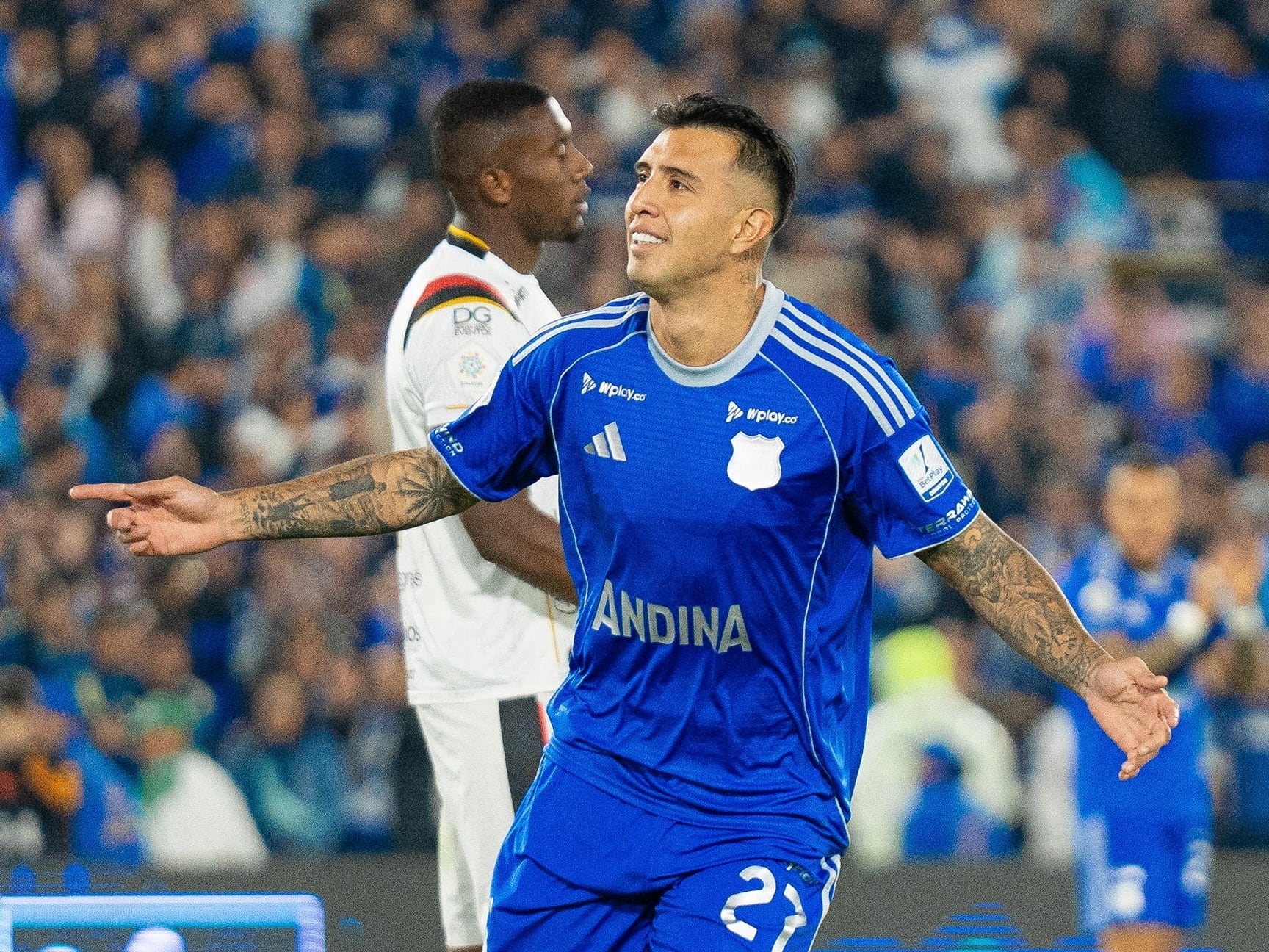 Rodrigo Contreras sigue sumando goles con Millonarios en la Liga Colombiana / @MillosFCoficial