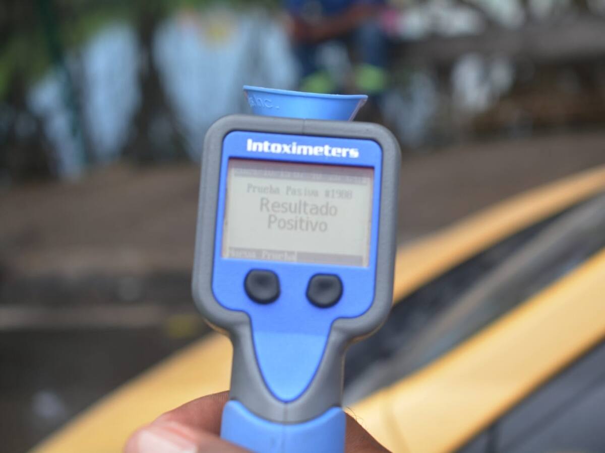 DATT detectó a conductor de taxi manejando en estado de embriaguez